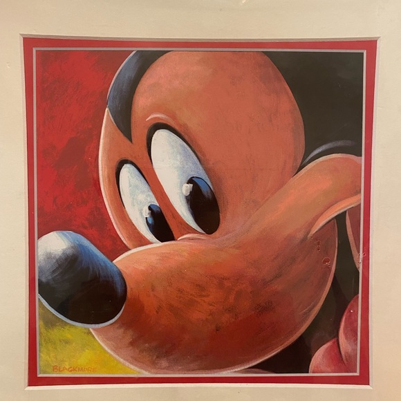 Disney Parks Colorful Mickey Print Wall Art by Brian Blackmore 
New - Picture 3 of 6